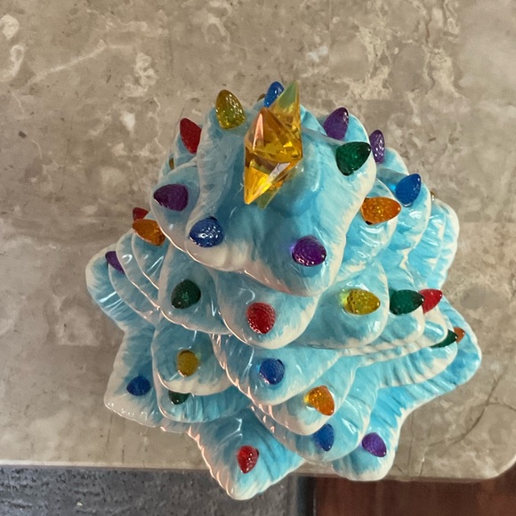 MR. CHRISTMAS 12” Ceramic Christmas Tree with Multicolor Lights - Picture 7 of 7